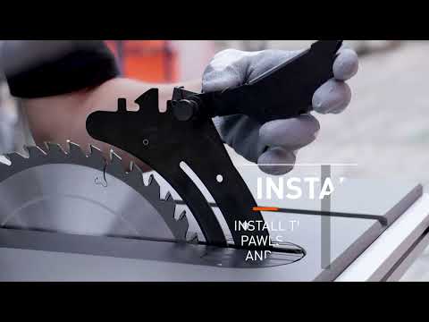 🟠 NORTON CLIPPER - Wie stellt man die Kreissäge CWT255 betriebsfertig ein?