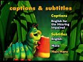 A Bug S Life DVD Menu