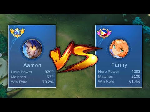 GLOBAL AAMON VS 2000 MATCHES FANNY! MYTHICAL HONOR RANK! AAMON BEST BUILD