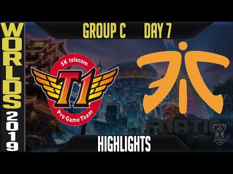SKT vs FNC Highlights Game 2 | S9 Worlds 2019 Group C Day 7 | SK Telecom T1 vs Fnatic