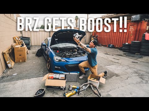 TURBO CHARGING THE BRZ! GReddy Install