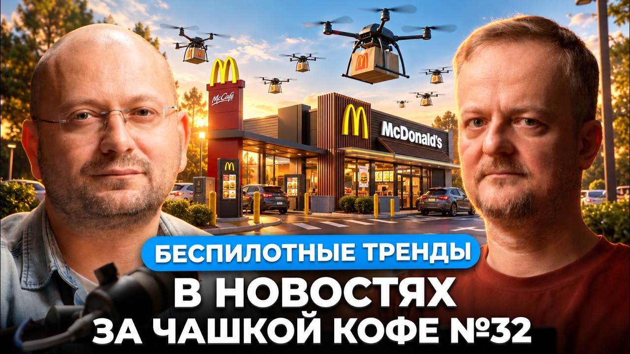 Беспилотные тренды в новостях за чашкой кофе №32