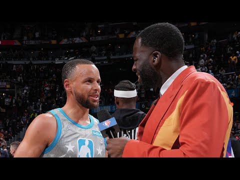 Draymond Green Reacts Live to Stephen Curry INSANE All-Star 😆