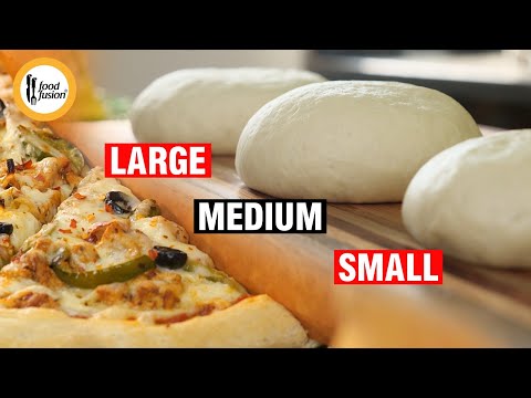 Pizza Dough with👉 Storage Method Recipe by Food Fusion