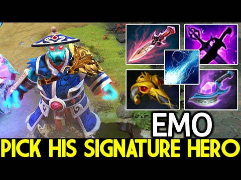 EMO [Storm Spirit] Pick His Signature Hero Mid Arcane Blink Dota 2