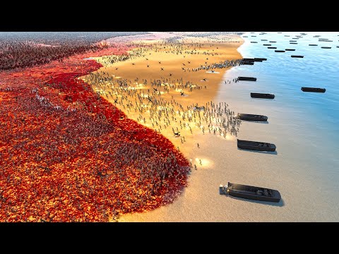 SPECIAL FORCES Beach Landing Vs 5 million Zombies , ORCS & TROLLS - Ultimate Epic Battle Simulator 2