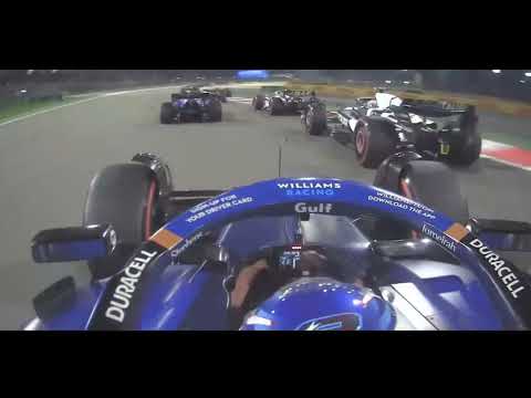 F1 Bahrain 2023 - Logan Sargeant Onboard start