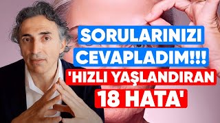 SORULARINIZI CEVAPLADIM!! 'Hızlı Yaşlandıran 18 Hata' Kitabı | Bölüm 1 | Doktor Fitt