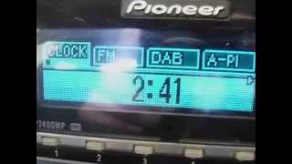 How to set the clock on pioneer mosfet 50wx4