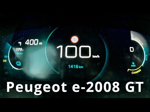 2020 Peugeot e -2008 GT, 0-100 km/h