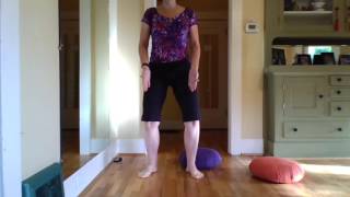 Sumo squats for tango flexibility