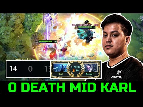 KARL 0 DEATH MID RAZOR VS TIMS RAVEN DOTA 2