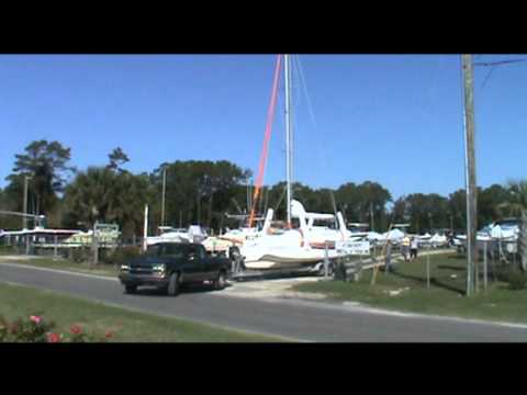 Southport Boat Storage Sailboat