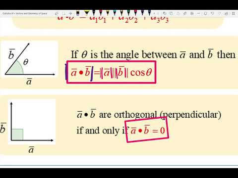 Calculus 3 Test 1 Review In Class
