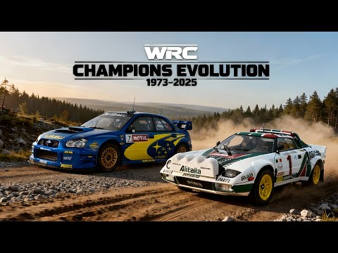 The ULTIMATE Evolution of WRC Champions (1973-2025) | From Group B Monsters to Hybrids