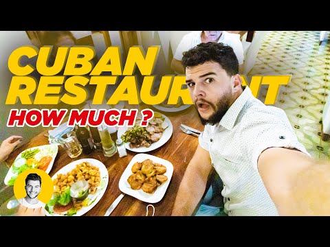 DENTRO DE UM RESTAURANTE EM HAVANA CUBA 🔥 QUÃO CARO É?