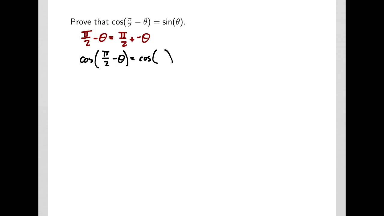 Math 232 Exam 2 Practice Problems: Trigonometric Identities