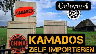 Ik importeer transparant kamado bbq,s uit china - levering van The Patriot Grill kamado bbq