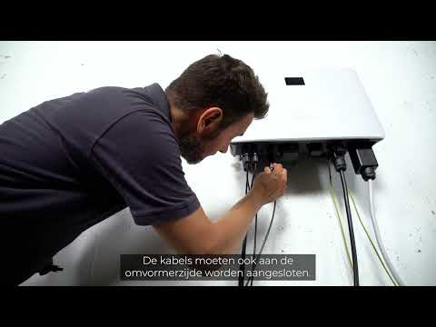 De 1-fase oplossing – Batterij-installatie