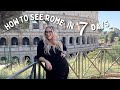 Rome Italy Travel Guide 7 Day Itinerary ️ Romeitaly Italytravelguide Rometravelguide