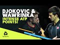 14 INTENSE & BRILLIANT Novak Djokovic vs Stan Wawrinka ATP Points ?