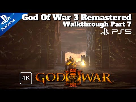 God of War 3 Remastered Walkthrough Part 7 PS5 4K