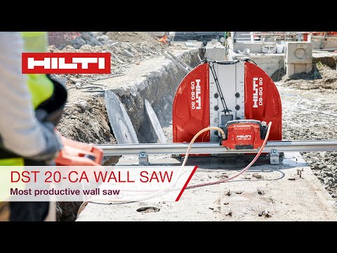 ヒルティ DST 20-CA ウォールソー - 特長と利点 (Hilti DST 20-CA Wall Saw - Features and Benefits)