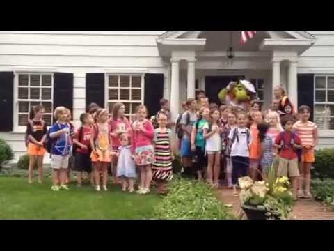 Oakwood kids say Go Dragons!