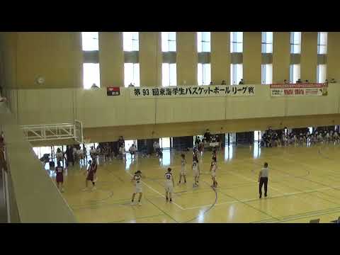 【大学バスケ】　中京大学　対　中部学院大学　第93回東海学生バスケットボールリーグ戦　２部リーグ女子