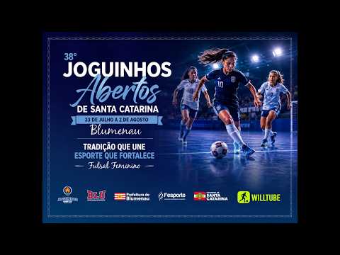 SÃO BENTO DO SUL X CHAPECÓ | FUTSAL |  FEMININO | JOGUINHOS ABERTOS DE SC |  AO VIVO