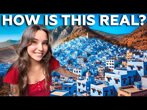 This Place CAN’T BE REAL! Morocco’s Blue City 🇲🇦