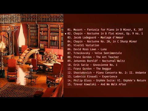 a dark academia classical study playlist - ancient library room ambience