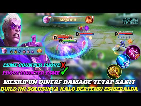 CARA MENANG OFFLANER PAKAI PHOVEUS KETIKA BERTEMU ESMERALDA, SERANGAN PHOVEUS SIAP MEMBANTAI MUSUH‼️