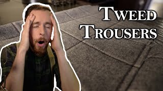 Tweed trousers in ONE day sewing proper pants fast Mp4 3GP & Mp3