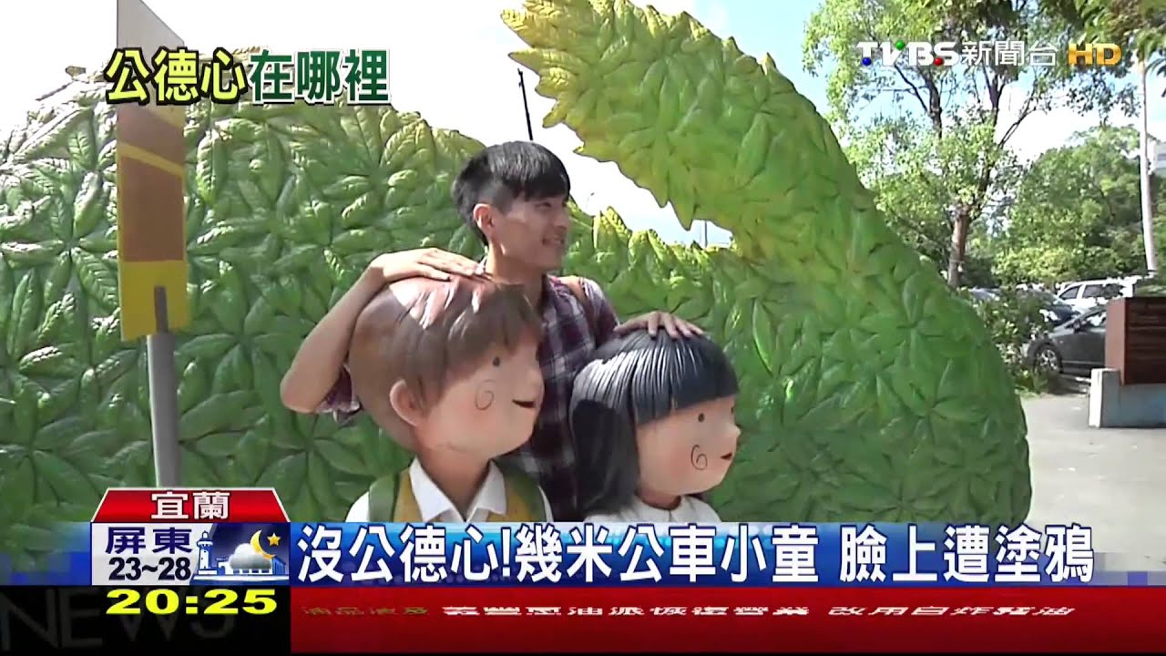 幾米小童遭塗鴉　警調閱監視器追惡客