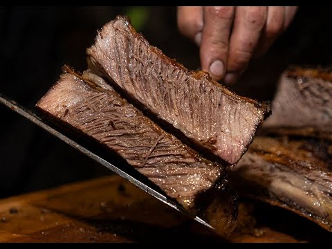 Cooking Beef Ribs on the Tagwood BBQ BBQ03SI Grill Video