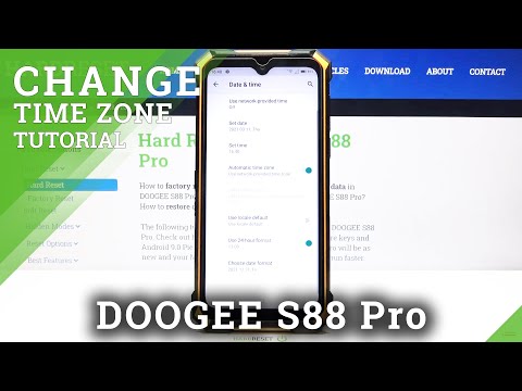 How to Manage Date & Time in DOOGEE S88 Pro – Time Adjustment