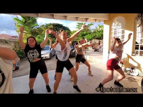 Flameteam dancehall class #footonflamez #kingstonjamaica