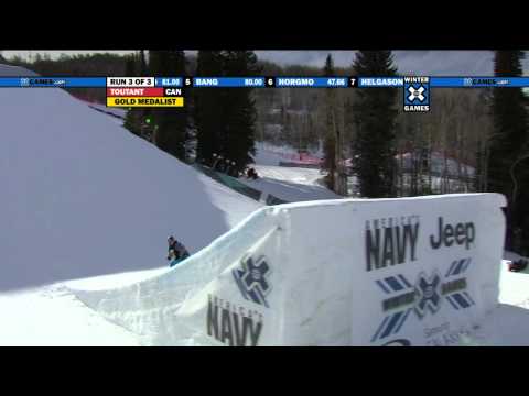 Winter X Games 15 - Sebastien Toutant Gold Medal Snowboard Slopestyle