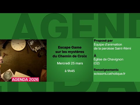 Agenda du 20 mars 2026
