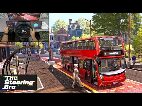 Bus Simulator 21 - Driving Double Decker Bus for the First Time | G29 Steering Wheel Gameplay