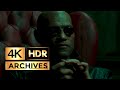 The Matrix 4K HDR Neo Meets Morpheus Blue Pill Or Red Pill 1999