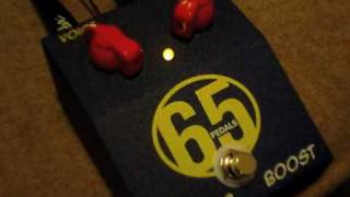 Video thumbnail for 【試奏動画】65AMPS Colour Boost Pedal トレブルブースターペダル by chuyaonline