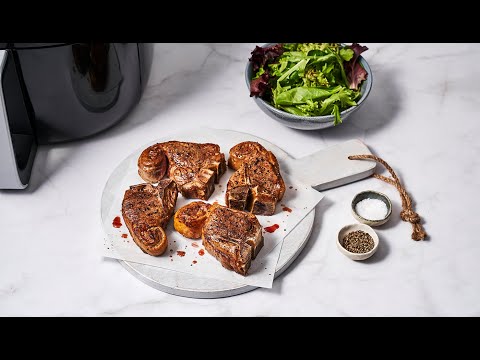 How to Airfryer Lamb loin chops