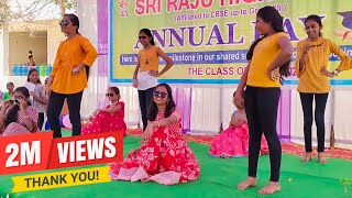 Best Dance Performed by School Girls Telugu Mix songs || School Annual Day Celebration #Telugu Mix