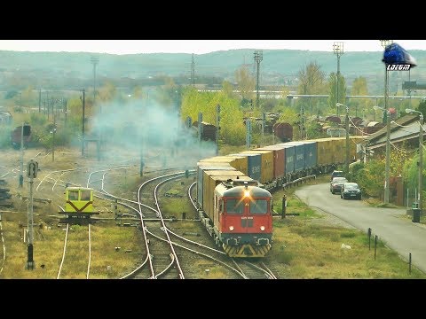 LDE2100 609 008-1 H-FOX & Tren FOX Rail Intermodal Train in Oradea - 25 October 2018