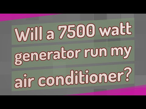 YouTube video about: What size generator to run 3 ton ac unit?