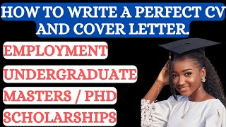 University of Cambridge Guide To Writing A Standard and Award Winning CV //All Scholarships abd Jobs