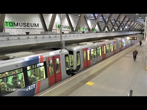 RET Metro D Wilhelminaplein Rotterdam naar De Akkers Spijkenisse in 2023