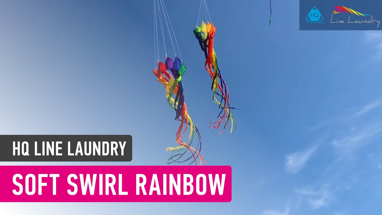 Lietajúci šarkan Soft Swirl Rainbow 600 – Dragon Tail